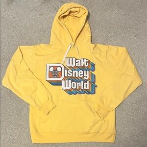 Retro yellow Walt Disney World hoodie